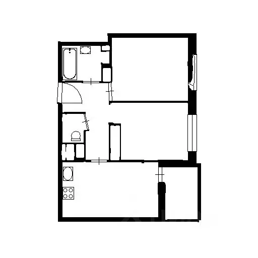 2-к кв. Московская область, Красногорск бул. Космонавтов, 6 (51.3 м) - Фото 2