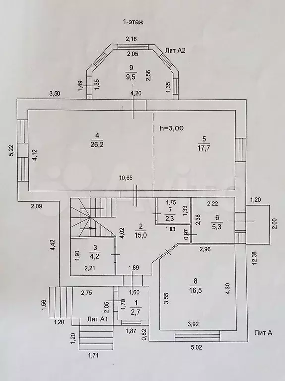 Коттедж 189,6 м на участке 16,5 сот. - Фото 0