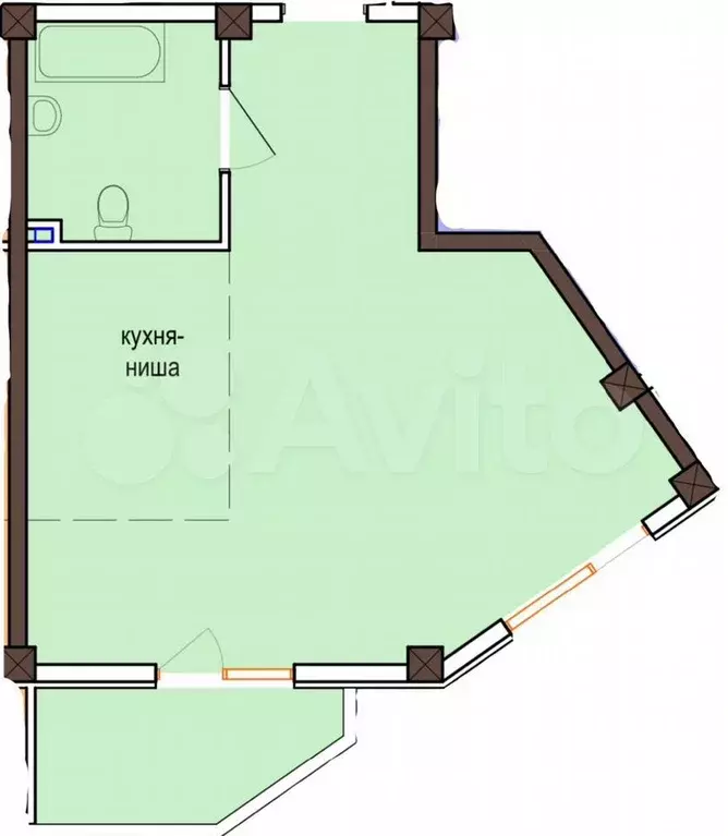 2-к. квартира, 60 м, 3/10 эт. - Фото 0