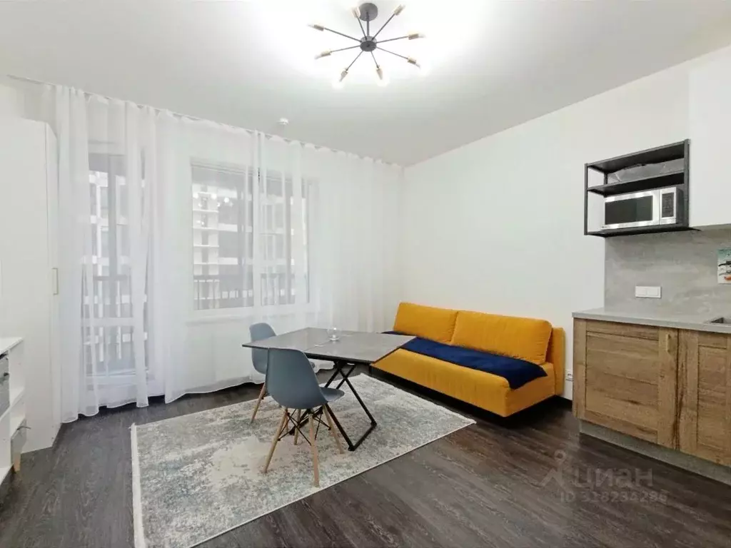 Студия Санкт-Петербург аллея Арцеуловская, 17 (25.0 м) - Фото 0