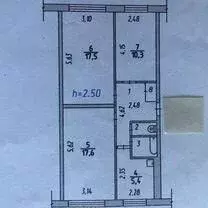 3-к кв. Кемеровская область, Калтанский городской округ, пос. ... - Фото 2