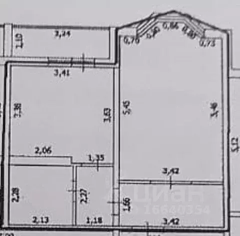 1-к кв. Оренбургская область, Оренбург ул. Мира, 3/1 (44.7 м) - Фото 2