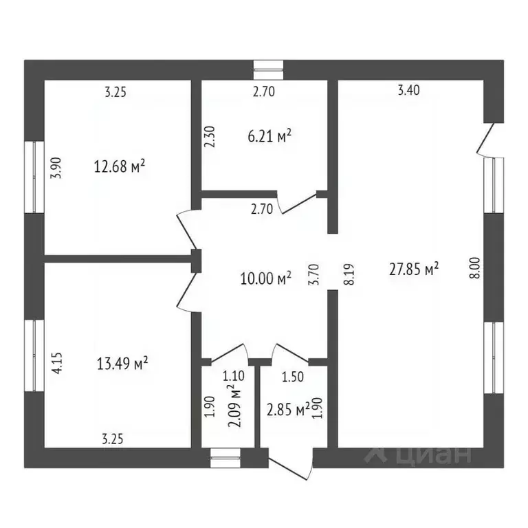 Дом в Тюменская область, Тюмень СОСН Березка-3 тер.,  (75 м) - Фото 1