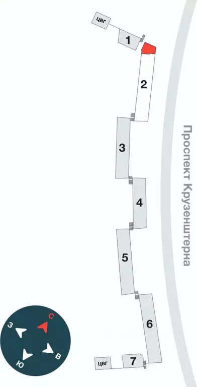 Помещение свободного назначения в Санкт-Петербург Новая Земля жилой ... - Фото 2