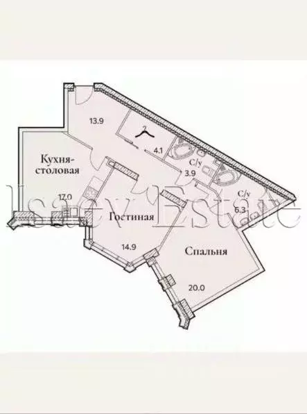 3-к кв. Москва просп. Вернадского, 80 (82.0 м) - Фото 1