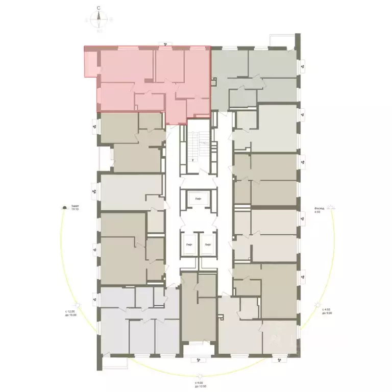 3-к кв. Башкортостан, Уфа Родина Парк жилой комплекс (81.6 м) - Фото 2