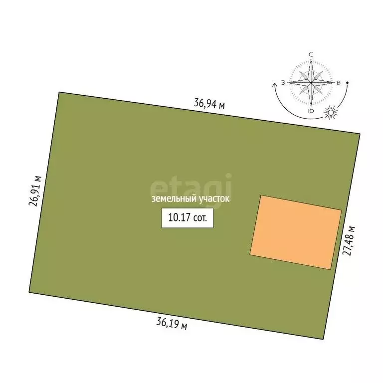 Участок в Благовещенск, улица Шимановского (10.17 м) - Фото 1