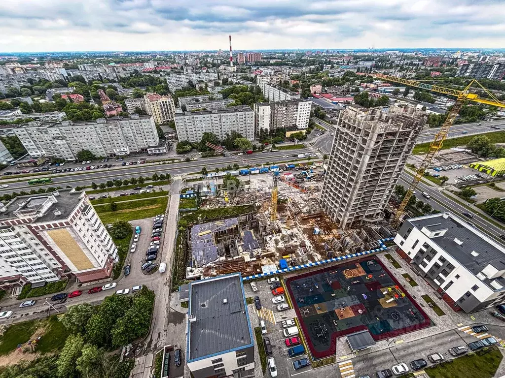 1-к кв. Калининградская область, Калининград ул. Гайдара, 90 (42.79 м) - Фото 1