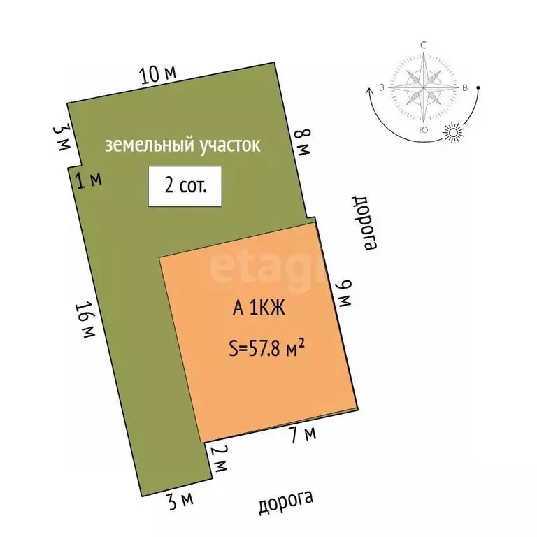 Дом в Тюменская область, Тюмень Пышминская ул. (58 м) - Фото 2