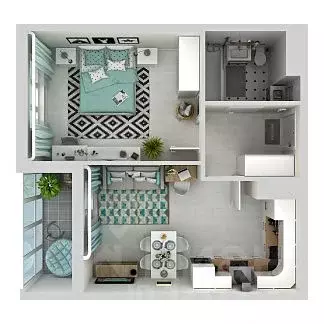 1-к кв. Липецкая область, Липецк Минская ул., 4Вк2 (43.8 м) - Фото 1