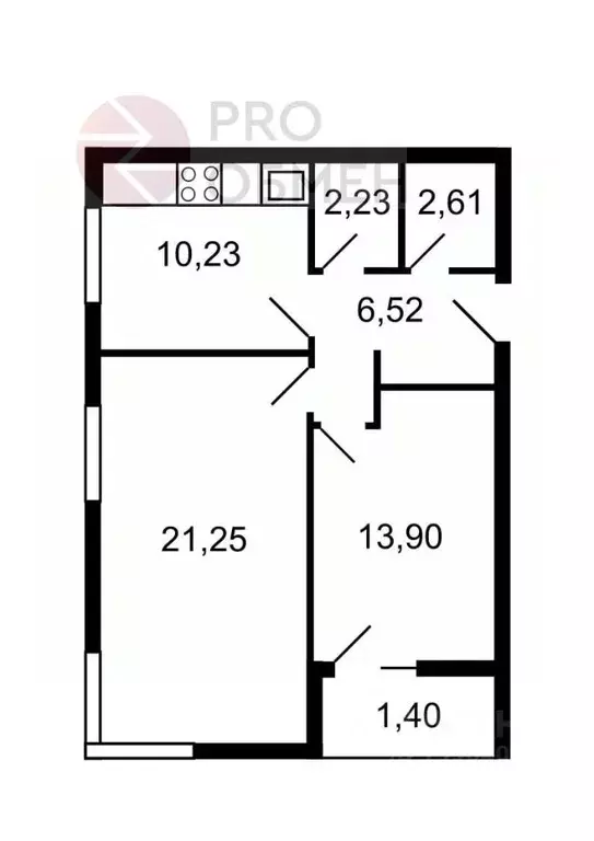 2-к кв. Москва ул. Юлиана Семенова, 8к2 (56.4 м) - Фото 1