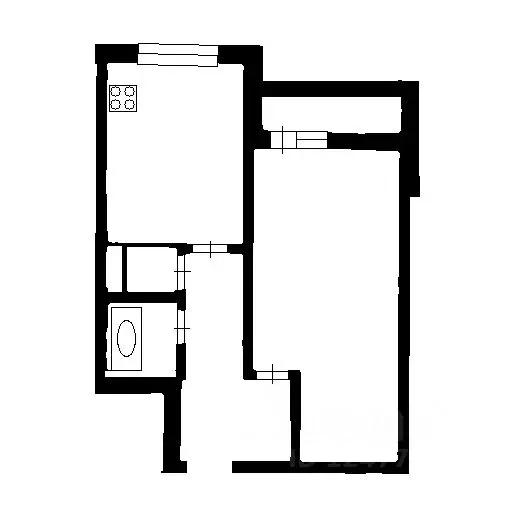 1-к кв. Санкт-Петербург пос. Шушары, Пушкинская ул., 34 (40.5 м) - Фото 2