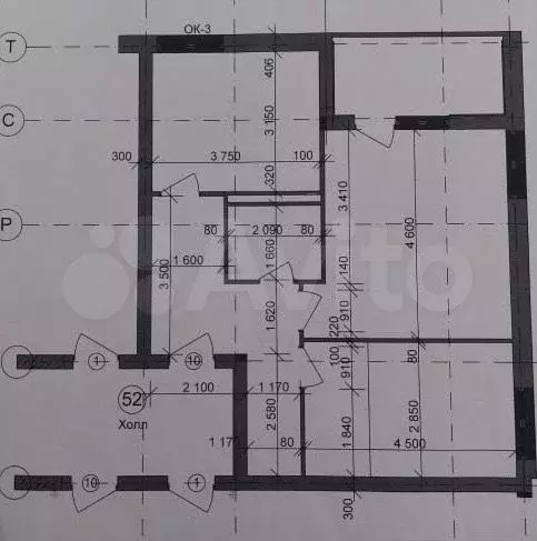 2-к. квартира, 63 м, 4/5 эт. - Фото 0