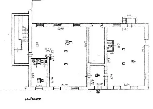 Торговая площадь в Омская область, Омск ул. Ленина, 49 (62 м) - Фото 1