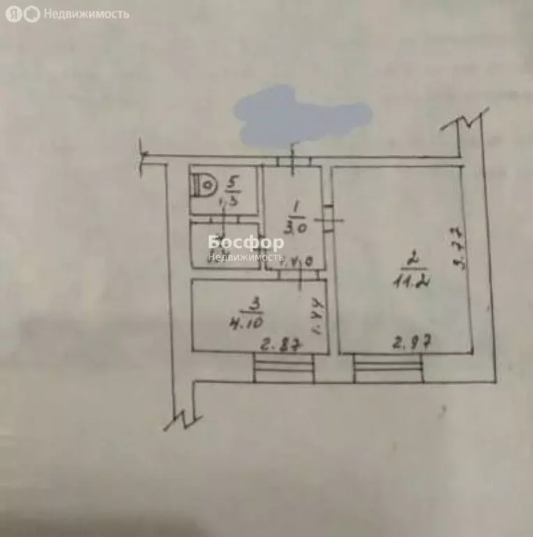 1-комнатная квартира: Кировское, Советское шоссе, 8 (21 м) - Фото 1