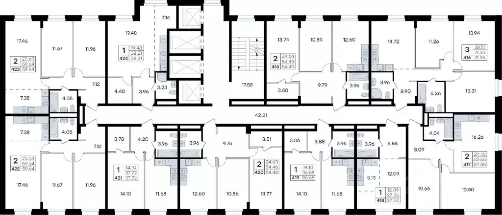 1-к кв. Приморский край, Владивосток ул. Тухачевского, 80 (37.72 м) - Фото 2