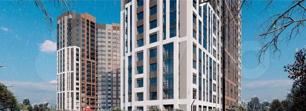 1-к. квартира, 36,6 м, 10/20 эт. - Фото 1