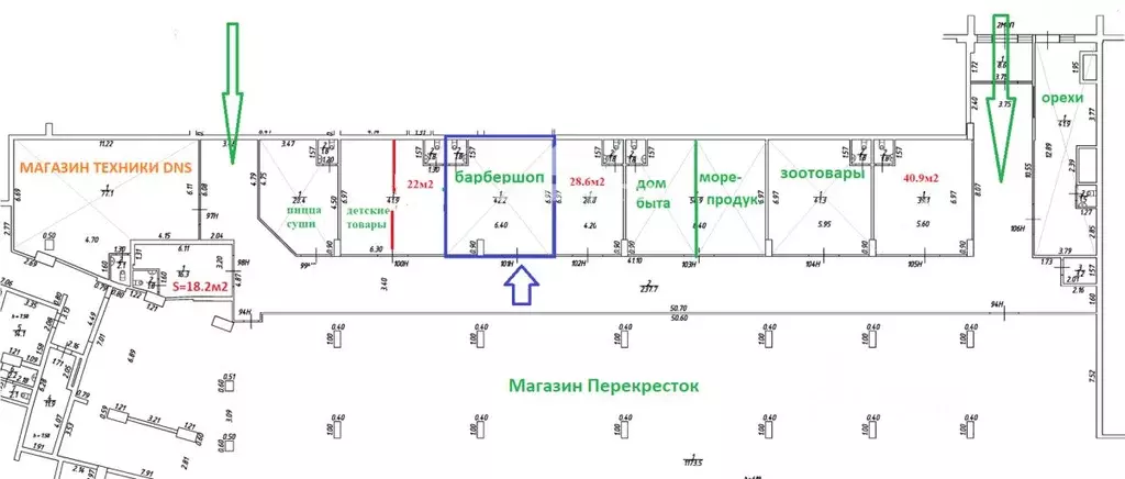 Торговая площадь в Санкт-Петербург пос. Парголово, ул. Брюлловская, 3 ... - Фото 1