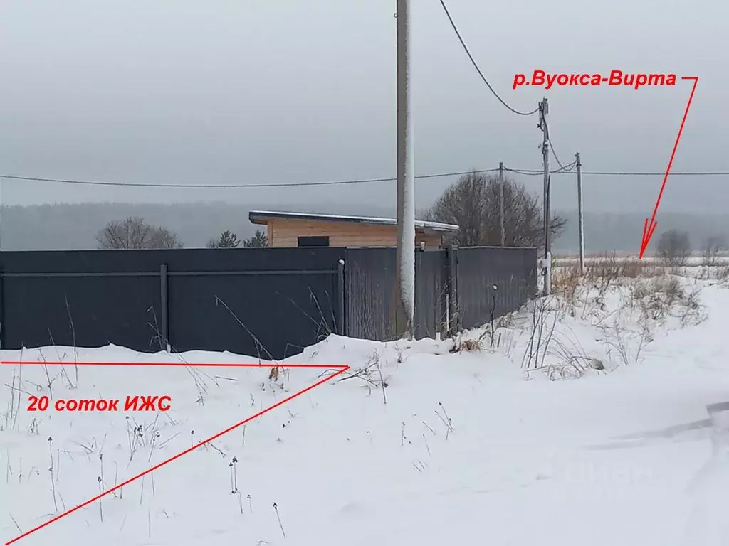 Участок в Ленинградская область, Приозерский район, Ромашкинское ... - Фото 0