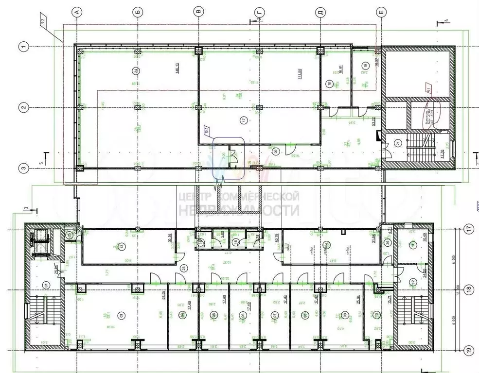 Офис класс А в центре чистовая отделка 3210 кв. м - Фото 1