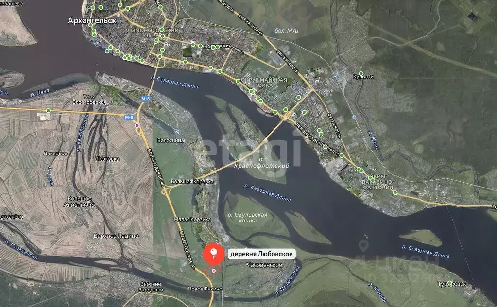 Участок в Архангельская область, Приморский муниципальный округ, д. ... - Фото 0