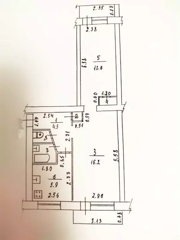 2-к кв. Новгородская область, Боровичи Сушанская ул., 16 (43.0 м) - Фото 0