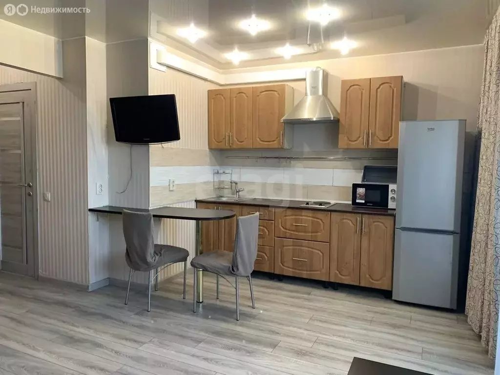 Квартира-студия: Тюмень, микрорайон Мыс, Судоремонтная улица, 31к1 ... - Фото 1