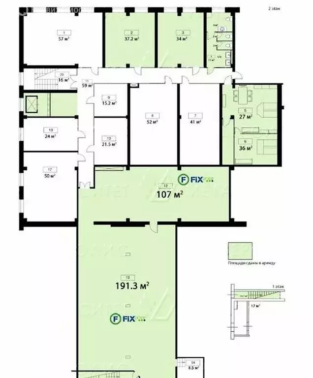 Помещение свободного назначения (37 м) - Фото 1