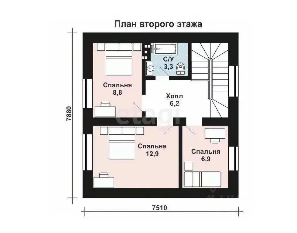 Дом в Удмуртия, Ижевск ул. Седова, 13 (221 м) - Фото 2