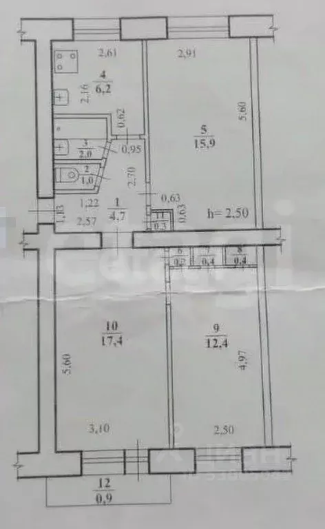 3-к кв. Забайкальский край, Чита ул. Балябина, 41 (60.9 м) - Фото 2