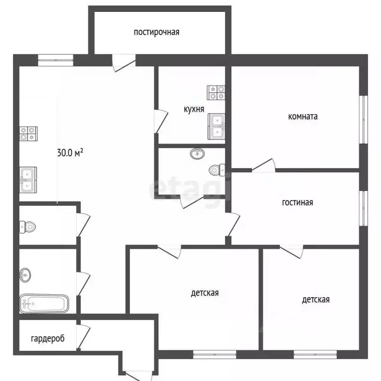 4-к кв. Забайкальский край, Чита ул. Федора Гладкова, 8А (113.2 м) - Фото 2
