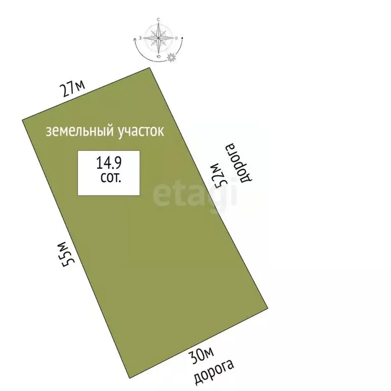 Участок в Вологодская область, Шекснинский муниципальный округ, д. ... - Фото 2