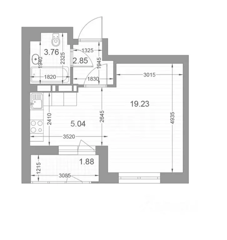 Студия Татарстан, Казань ул. Петра Полушкина, 1 (30.7 м) - Фото 2