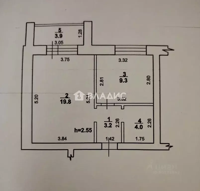 1-к кв. Башкортостан, Стерлитамак ул. Артема, 118 (36.3 м) - Фото 2