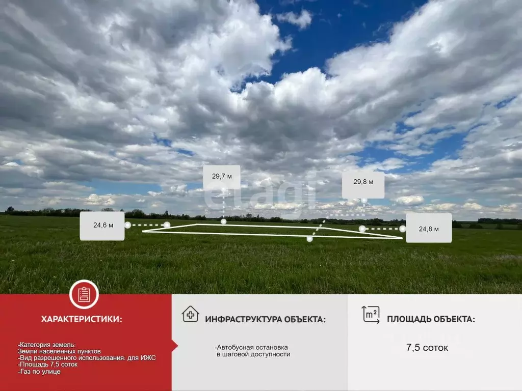 Участок в Марий Эл, Медведевский район, Знаменское с/пос, д. Паганур  ... - Фото 1