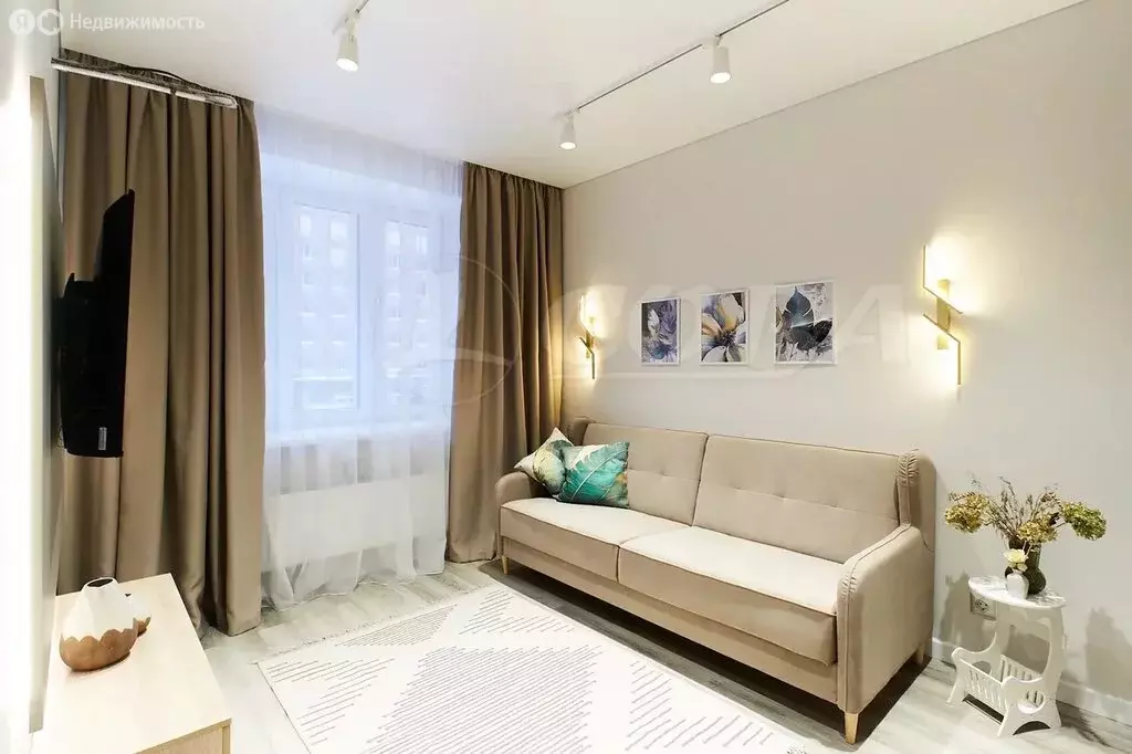 1-комнатная квартира: Тюмень, улица Республики, 204к12 (30.4 м) - Фото 2