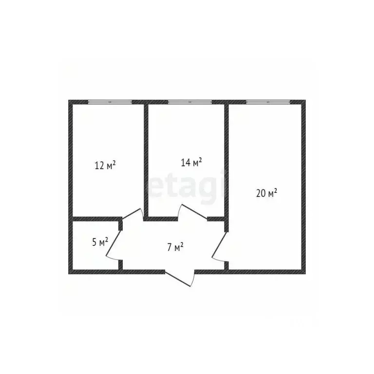 2-к кв. Дагестан, Махачкала ул. Декоративная, 4 (58.0 м) - Фото 1