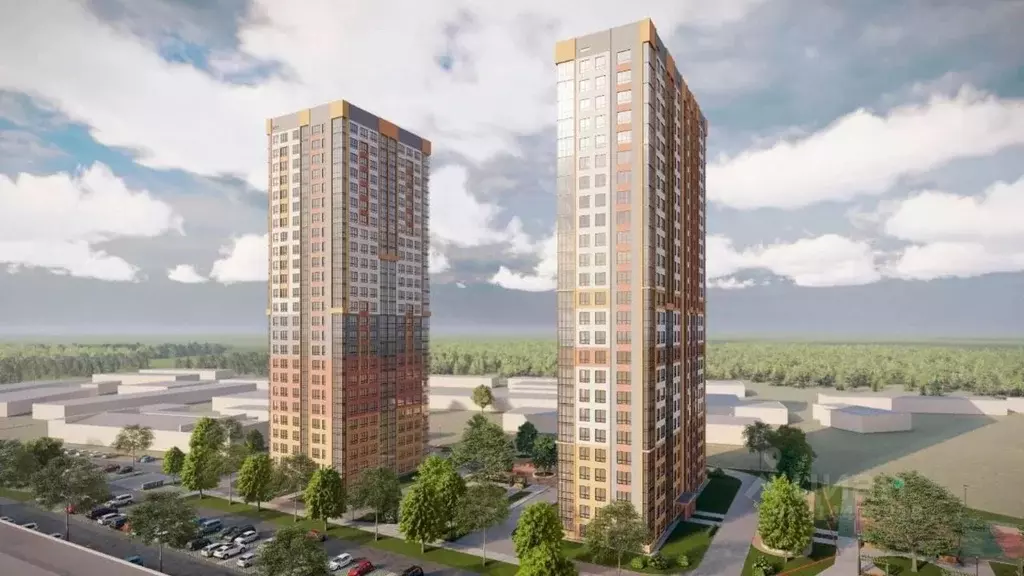 2-к кв. Тульская область, Тула Тор жилой комплекс (55.9 м) - Фото 1