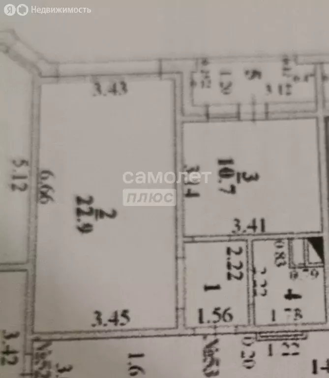 1-комнатная квартира: Липецк, улица И.В. Свиридова, 22к3 (44 м) - Фото 1