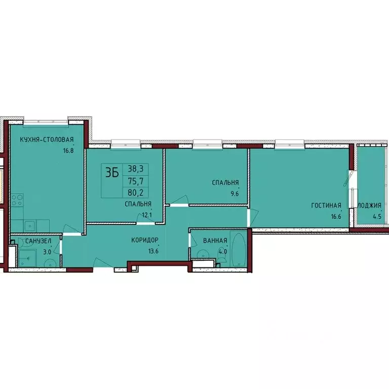 3-к кв. Тульская область, Тула городской округ, с. Осиновая Гора, ... - Фото 1