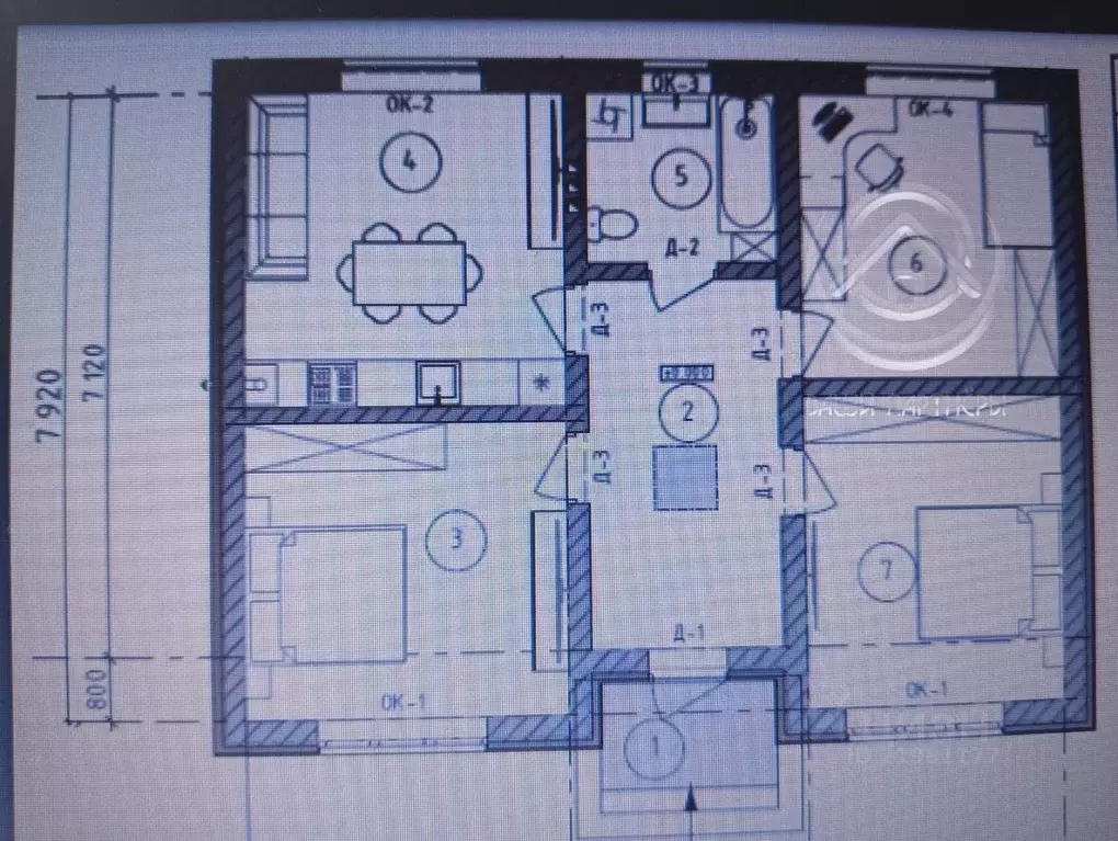 Дом в Воронежская область, Хохольский район, с. Новогремяченское ул. ... - Фото 2