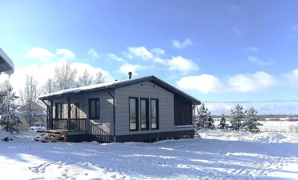 Дом в Новгородская область, Новгородский район, Ракомское с/пос, д. ... - Фото 1