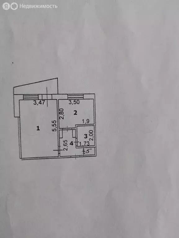 1-комнатная квартира: Губкин, улица Королёва, 4 (38 м) - Фото 1