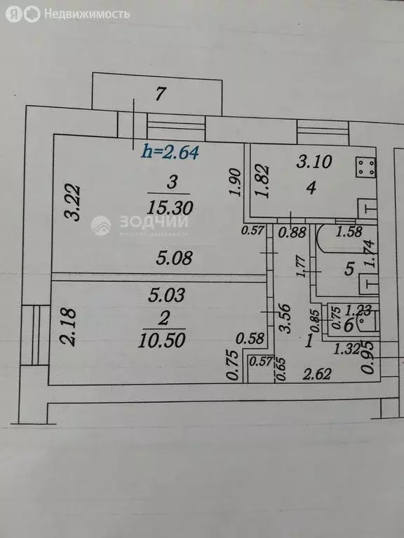 2-комнатная квартира: Сосновка, Сосновская улица, 69 (40.6 м) - Фото 0