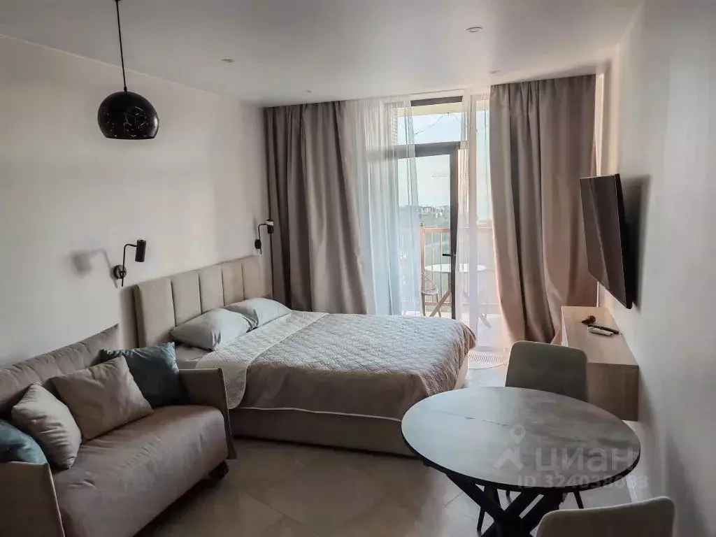 Студия Крым, Алушта муниципальный округ, пос. Семидворье пер. ... - Фото 1