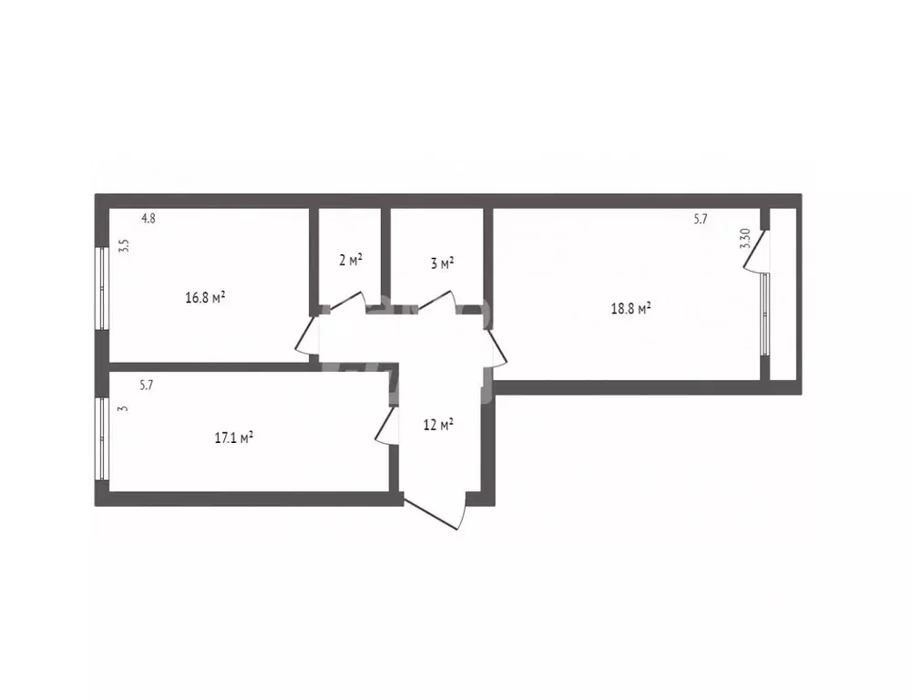 2-к кв. Дагестан, Дербент ул. Пушкина, 8 (70.0 м) - Фото 1