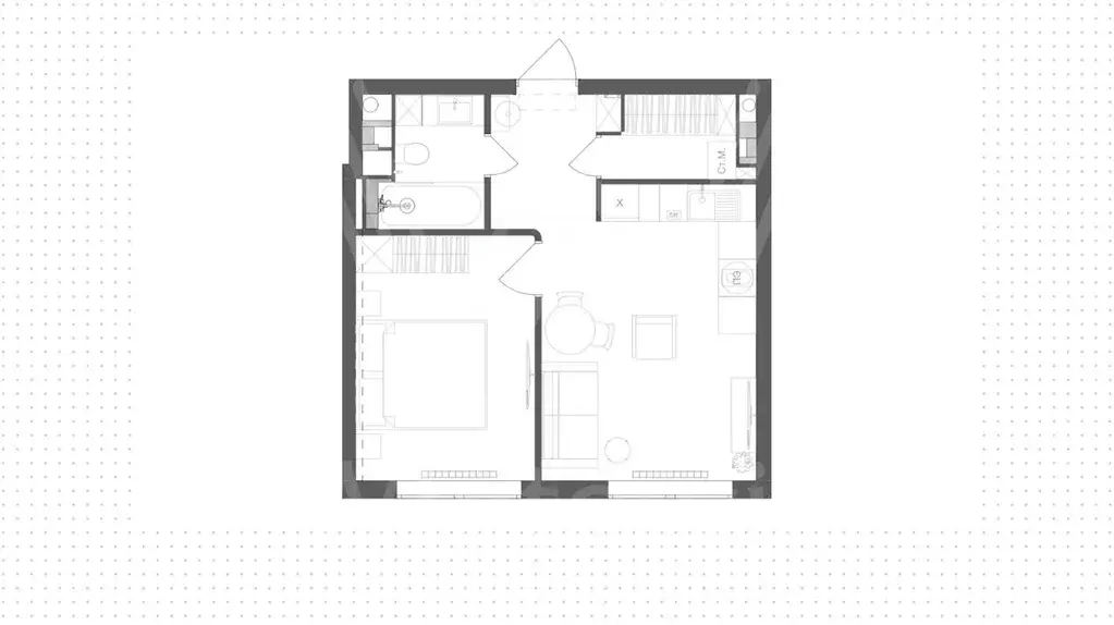 1-к кв. Москва ул. Народного Ополчения, 15К2 (37.5 м) - Фото 1