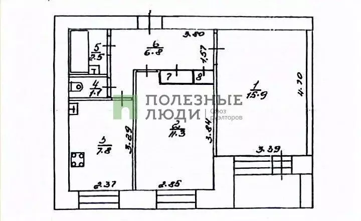 2-к кв. Кировская область, Киров ул. Карла Маркса, 129 (46.5 м) - Фото 1