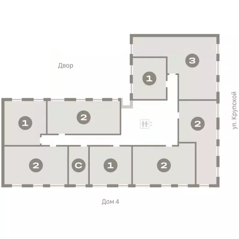 2-к кв. Омская область, Омск  (86.17 м) - Фото 1