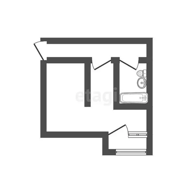 Квартира-студия: Иркутск, улица Пискунова, 148/2 (28 м) - Фото 0
